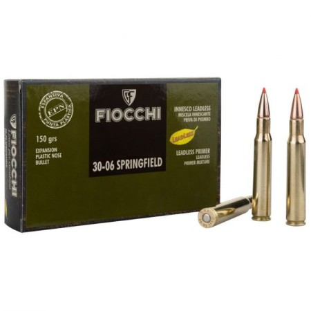 Fiocchi 30-06 Springfield 150gr Expansion plastic nose bullet